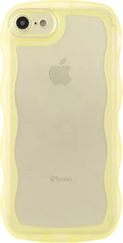 Miniatura 51 de SKYLMW Compatible con iPhone 6s Plus/6 Plus Case de 5.5", Linda Kawaii Marco Ondulado Rizado Forma de Marco Funda de Silicona Suave Resistente a