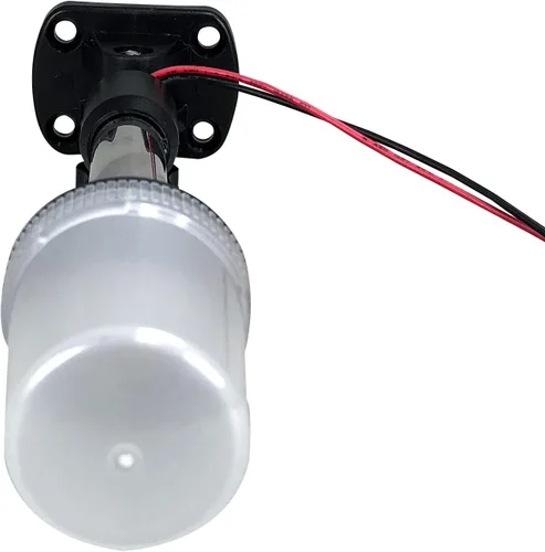Miniatura 6 de Pactrade Marine Luces de navegación para barcos – Luz de popa blanca incandescente de 10.75 pulgadas (montaje en superficie, base plegable)