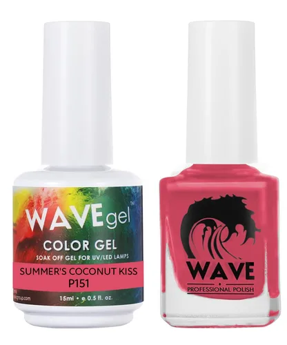 Miniatura 63 de WAVEGEL - Juego dúo de gel y esmalte de uñas a juego - Colección Simplicity - #P109 Blizzard I 0.5 onzas