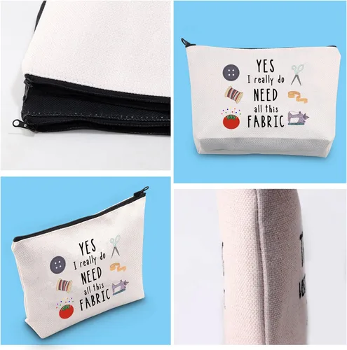 Miniatura 7 de GJTIM Coser regalo quilter regalo bolsa de maquillaje regalo para quilters costurera sastres costura adictos