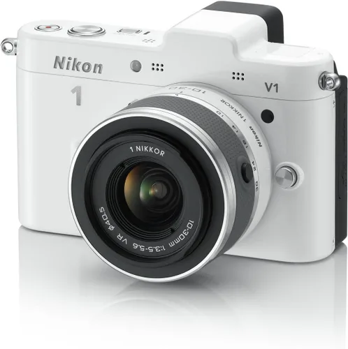 Miniatura 3 de Nikon 1 V1 10.1 MP HD Sistema de cámara digital con 0.394-1.181 in VR 1 NIKKOR Lente (negro)