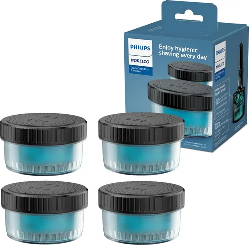 Miniatura 7 de Cartucho de limpieza Norelco Philips Quick Clean Pod, limpieza fácil de tu afeitadora eléctrica, fórmula libre de alcohol y amigable con la piel, 2