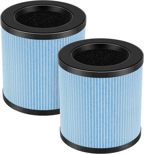 Miniatura 9 de Filtro de repuesto oficial MJ002H compatible con POMORON MJ002H Air Puri-Fier, H13 True Hepa, carbón activado, filtro multicapa, pieza