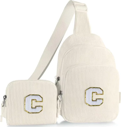 Miniatura 10 de Riñonera cruzada para niñas, Beige, Small