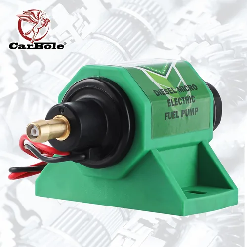 Miniatura 3 de CarBole Bomba de combustible eléctrica universal de 12 V, baja presión, 2-3.5 PSI, bomba diésel de gasolina en línea compatible con carburadores