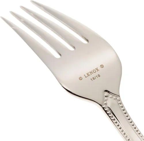 Miniatura 10 de Juego de Cubiertos Lenox para 12, Juego de Cubiertos French Perle de 65 Piezas con Utensilios para Servir, Servicio para 12, Elegantes Utensilios