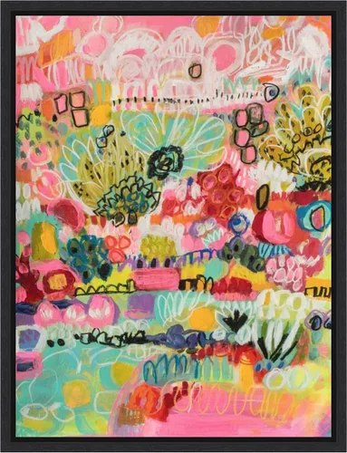 Miniatura 21 de Amanti Art Karen Fields - Lienzo enmarcado para pared, 24 x 18 pulgadas, jardín bohemio III por Karen Fields, lienzo enmarcado para pared, arte