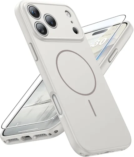 Miniatura 9 de FNTCASE Funda para iPhone 14 Pro Max color azul: [compatible con Magsafe] Funda magnética mate sólida con [protección completa de la cámara]