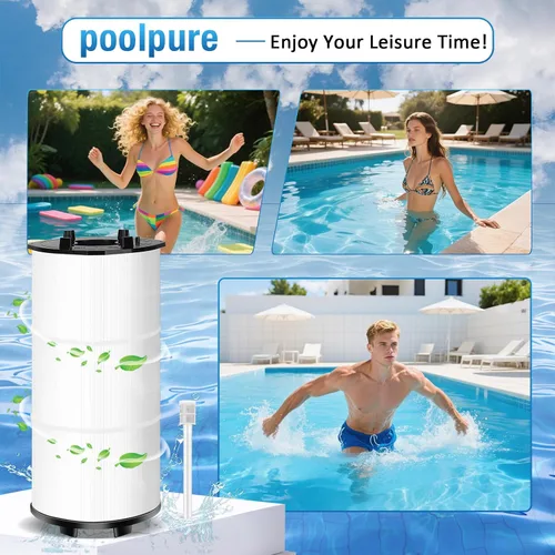 Miniatura 6 de 1 paquete de repuesto de filtro de piscina 27002-0300S actualizado, compatible con el sistema Sta-Rite 27002-0300S, 2 medios modulares PLM300 filtro