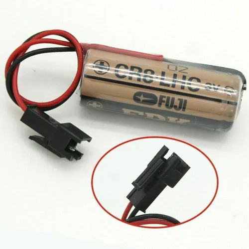 Miniatura 3 de para Fuji FDK CR8.LHC 3V Batería 2600mAh para Fuji FDK CR8.LHC LHC 17450 con enchufe negro