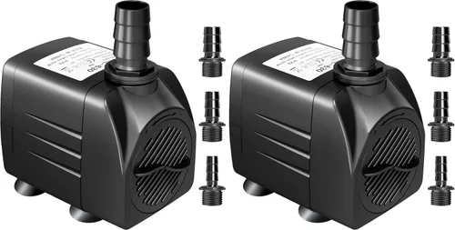 Miniatura 8 de GROWNEER Bomba sumergible de 550GPH, bomba de agua de fuente de 30W, 2000L/H, con 7.2 pies de elevación, 3 boquillas para acuario, pecera, estanque