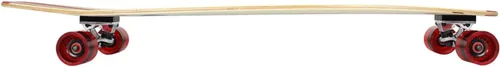 Miniatura 4 de Paradise Longboard Kicktail Complete Cruiser - Monopatín con rayas rojas, 9 x 44 pulgadas