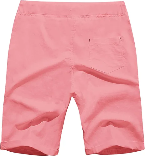 Miniatura 2 de Boisouey - Pantalones cortos de verano para hombre, de lino, estilo informal