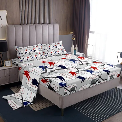Miniatura 48 de Castle Fairy Juego de sábanas de béisbol tamaño twin, béisbol 3D para niños y jóvenes juego deportivo de pelota, juego de decoración de ropa de cama