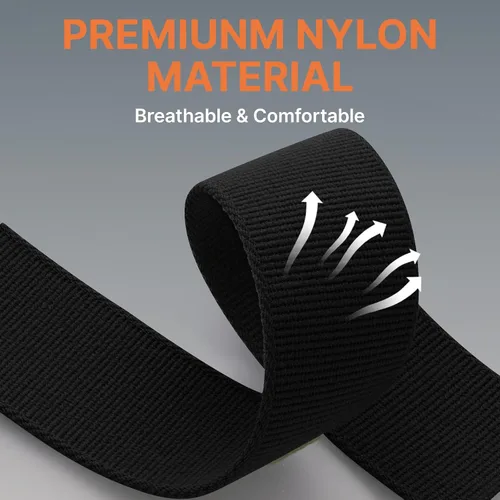 Miniatura 3 de Bandletic Compatible con Garmin Instinct 2 Correa de Reloj - Bandas Resistente de Nylon de Ajuste Rápido de 22mm para Fenix 8 E 47mm/7 6 Pro/5