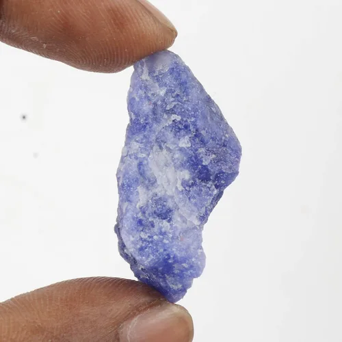 Miniatura 3 de GEMHUB Zafiro azul crudo natural de grado A 63.50 Ct de cristal curativo piedra de zafiro en bruto para cabbing FD-459, Gema, azul
