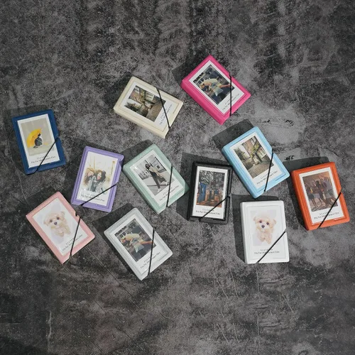 Miniatura 5 de Mini álbum de fotos Polaroid pequeño de 2x3 para película de cámara de 3 pulgadas Fujifilm Instax Mini 12 11 9 99 8 7+ 40 EVO, HP Sprocket, tarjetas