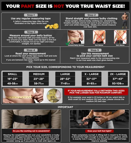 Miniatura 3 de Cinturón de Levantamiento de Pesas RDX para Gimnasio, Ejercicio y Entrenamiento, 15 centímetros de Cuero Acolchado para Soporte Lumbar y Espalda