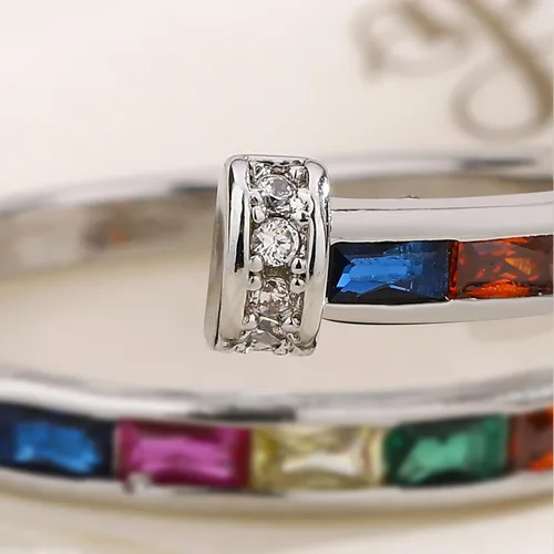 Miniatura 18 de Anillo de plata 925, anillos de plata ajustables para mujer, anillos de pulgar abiertos, anillos de circonio, anillos ajustables, anillos abiertos