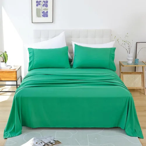 Miniatura 12 de Whitney Home Textile - Juego de sábanas tamaño King, sábanas de microfibra suaves de hotel tamaño King, bolsillo extra profundo, juegos de sábanas