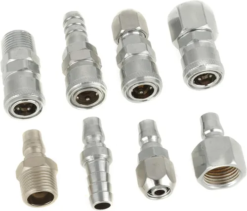 Miniatura 5 de Conector de acoplamiento S 8 unids Bsp 1/2 manguera neumática compresor de aire acoplador rápido enchufe enchufe conector conjunto