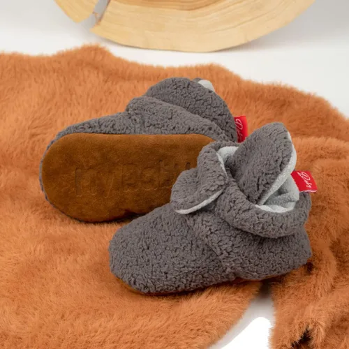 Miniatura 66 de Sawimlgy - Botines de algodón antideslizantes para recién nacido, con agarre, para cuna o para el invierno