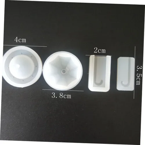 Miniatura 9 de EXCEART Moldes de silicona para manualidades, moldes epoxi para artesanías flexibles y decoración de escritorio