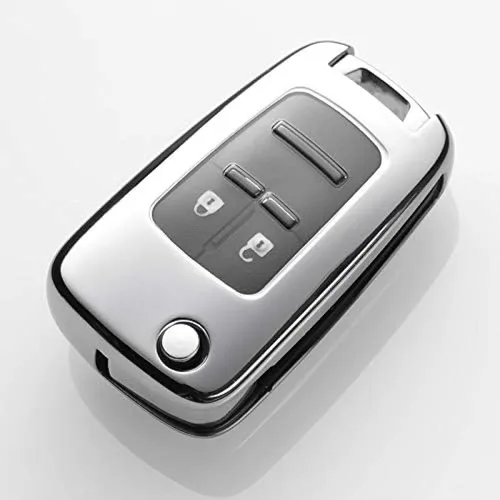 Miniatura 11 de Funda para llavero de TPU para Chevrolet Trax Cruze Aveo para Opel Astra J Corsa Meriva Zafira Antara Mokka Insignia Oro
