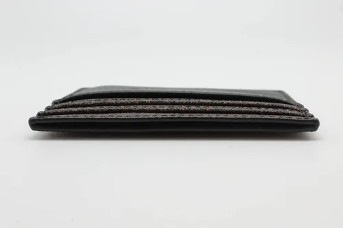 Miniatura 3 de Michael Kors Cooper - Funda para tarjetas altas para hombre, color marrón y negro