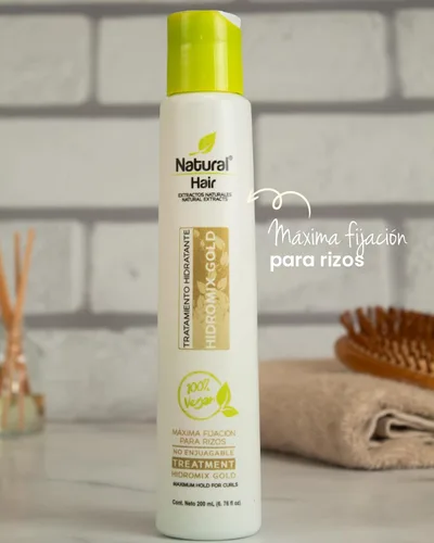 Miniatura 2 de Hidromix Gold Natural Hair Naprolab Tratamiento Maxima Fijacion para Rizos Efecto Humedo Hidro Mix Natural Tratamiento para el cabello Efecto