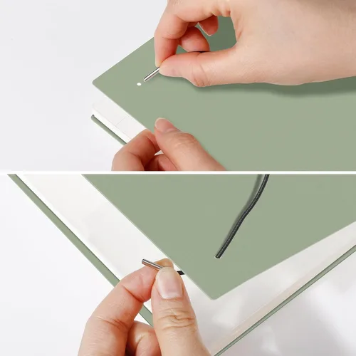 Miniatura 8 de AHGXG Diario de puntos, cuaderno en espiral de cuadrícula de puntos de 8.5 x 11 pulgadas, cuaderno de puntos grande A4, papel grueso de 3.53 oz/m²