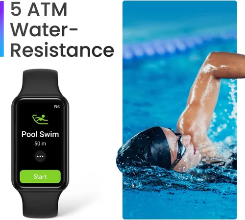 Miniatura 8 de Amazfit Band 7 - Rastreador de fitness y salud para mujeres y hombres, batería de 18 días, Alexa incorporada, pantalla AMOLED de 1.47 pulgadas, Negro