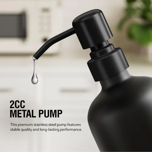 Miniatura 4 de Juego de dispensador de jabón de cocina MOMEEMO, contiene dispensador de jabón para platos y manos, adecuado para decoración de cocina