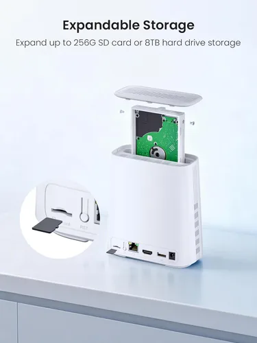 Miniatura 7 de Cámaras solares inalámbricas para exteriores, sin suscripción, ampliables a 10CH, kit de 4 cámaras, sistema de cámaras de seguridad para el hogar