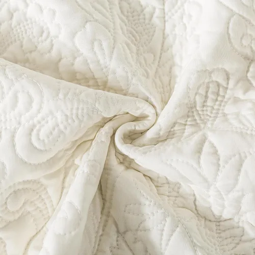 Miniatura 210 de HoneiLife - Juego de colcha de tamaño Queen, juego de ropa de cama de pana bordada de 3 piezas, colcha de lujo, ligera, cálida, para todas las Pana