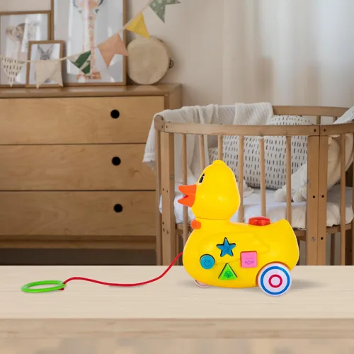 Miniatura 7 de ArtCreativity Juguete musical de pato para niños pequeños, juguetes de pato iluminado con sonidos y música, juguete de pato para niños, bebés