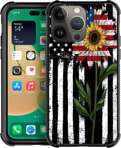 Miniatura 24 de Funda compatible con iPhone X/XS, diseño de bandera estadounidense de béisbol, TPU suave, a prueba de golpes, de vidrio templado, para iPhone X/XS