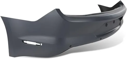 Miniatura 20 de GRAND ORANGE Cubierta de parachoques trasero imprimada compatible con Chevy Aveo Sedan LS LT 2007 2008 2009 2010 2011 95978858 GM1100791 negro