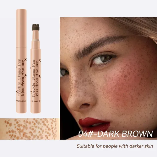 Miniatura 2 de Pecas de pecas a prueba de sudor, impermeable, de larga duración, pequeño sello de pecas sintéticas, maquillaje natural realista para pecas