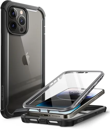 Miniatura 11 de i-Blason Ares - Funda diseñada para iPhone 14 Pro de 6.1 pulgadas (versión 2022), funda transparente resistente de doble capa con protector