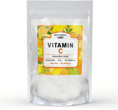 Miniatura 4 de Unpretentious Vitamina C polvo Baker ácido ascórbico, bolsa resellable (3 onzas)