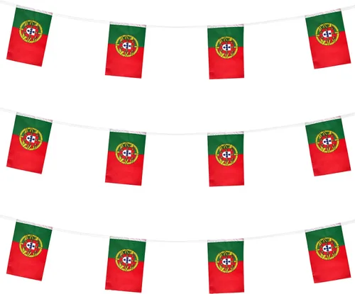 Miniatura 12 de ZXvZYT Cadena de bandera mexicana de México, pequeñas banderas de banderín de México, para gran apertura, eventos deportivos nacionales