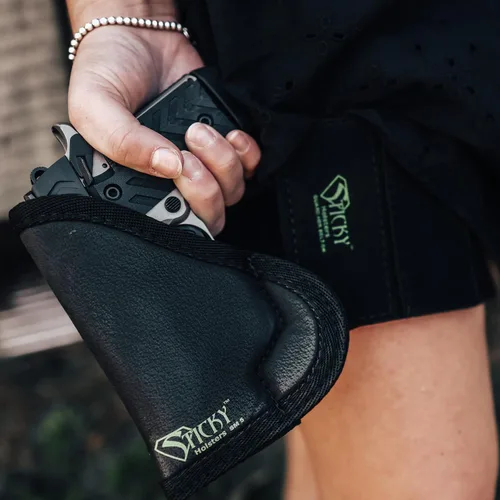 Miniatura 6 de Sticky Holsters SM-5, funda de ocultación para hombres y mujeres, se adapta a pistolas automáticas pequeñas, diseño ambidiestro, porta