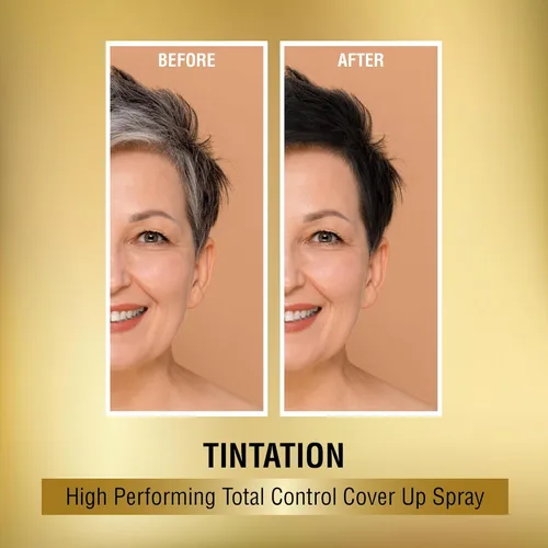 Miniatura 4 de RED by Kiss Tintation Spray de color temporal para el cabello, cobertura instantánea de raíces grises, resistente al agua, a prueba de manchas, Negro