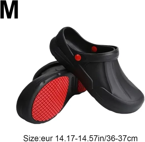 Miniatura 5 de Zapatos de chef para hombres y mujeres, zapatos de cocina antideslizantes, zapatos de trabajo impermeables a prueba de aceite, resistentes al agua