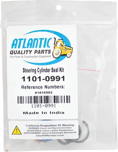 Miniatura 3 de Complete Tractor Kit de sellos de cilindro de dirección 1101-0991 compatible con/repuesto para Ford/Holland 2000 Series 3 Cyl 65-74, 2031, 2131