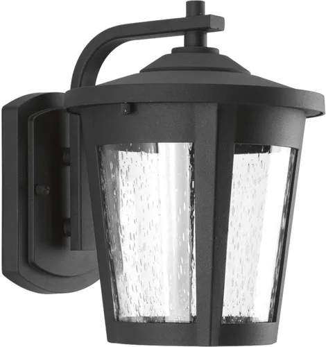 Miniatura 3 de Progress Lighting East Haven LED Collection - Farol de pared mediana de transición de cristal transparente con 1 luz, para exteriores, bronce antiguo