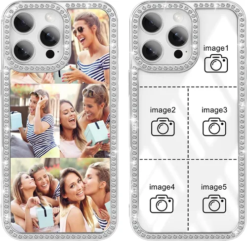 Miniatura 12 de Funda de teléfono con imágenes personalizadas para iPhone 17/16/15/14/13/12/11 Pro Max Plus Air, funda protectora suave de TPU transparente, diseño
