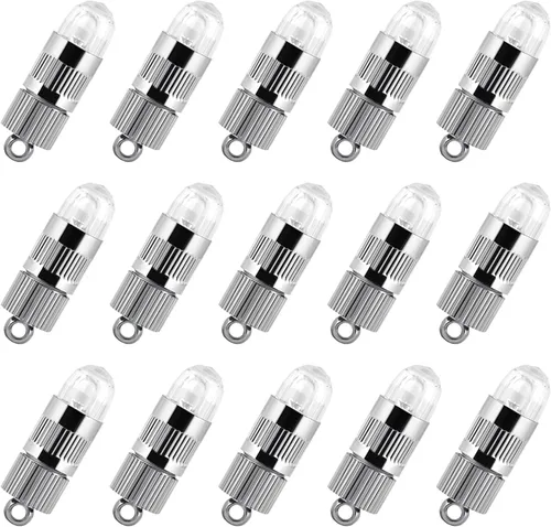 Miniatura 11 de 30 luces LED de fiesta con pilas, iluminación de temporada para globos, linternas de papel, impermeables, color blanco cálido