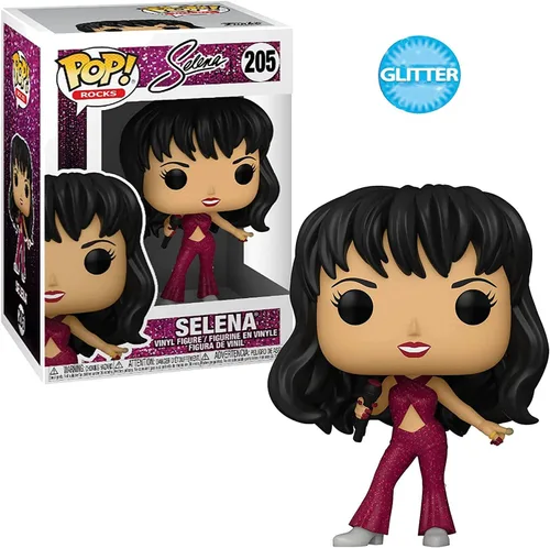 Miniatura 2 de Funko Selena (Burgundy Outfit) Pop! Figura de vinilo (paquete con funda protectora compatible con Pop Box), multicolor, 3.75 pulgadas